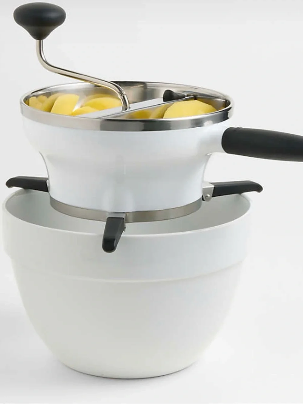 Oxo Food Mill with Black Handle and Non-Slip Feet - Manual Puree Tool